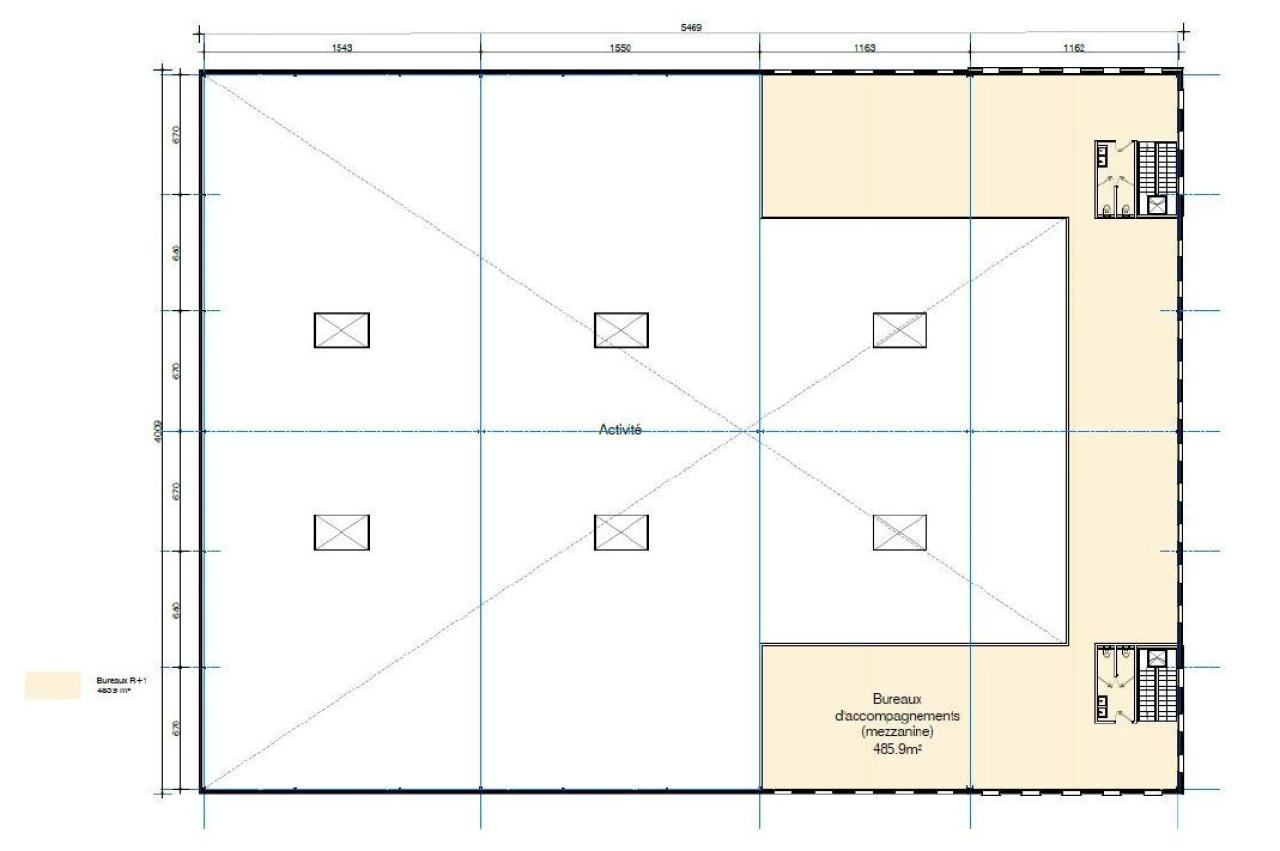 Local d'activité Pessac 2616m² Location local d'activité Pessac Gironde OLACT2529770 3